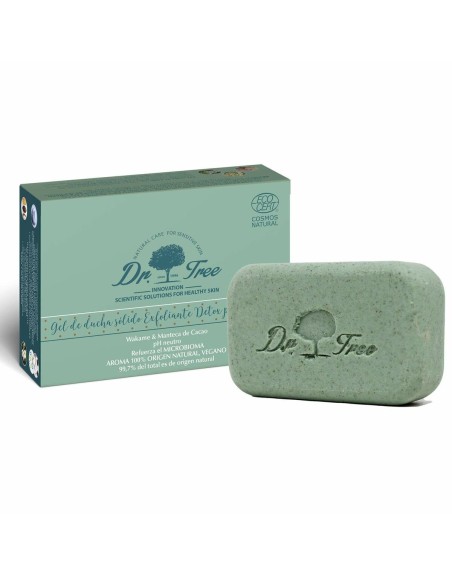 Gel Sólido Dr. Tree Gel De Ducha Sólido Piel Sensible Exfoliante 120 g (Hidratante) (Calmante) (Refrescante)