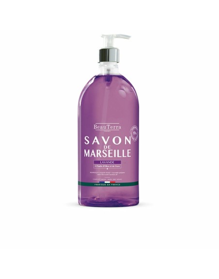 Savon liquide Beauterra Marseille Mains Universel Lavande 1 L
