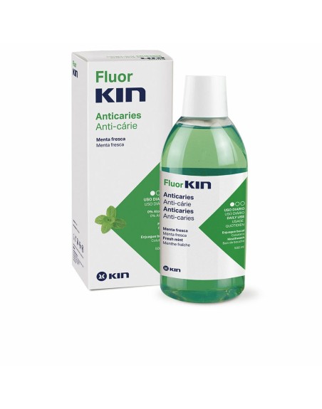 Enjuague Bucal Kin Fluorkin Menta Anticaries 500 ml