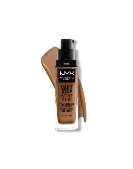 Base de Maquillaje Cremosa NYX Can't Stop Won't Stop 30 ml Warm Honey