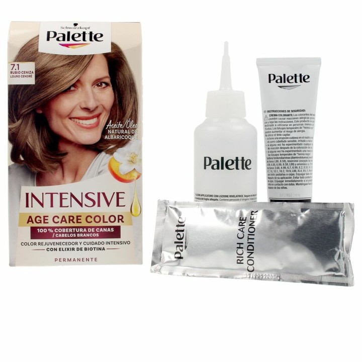 Dauerfärbung Schwarzkopf Intensive Nº 7.1 Aschblond