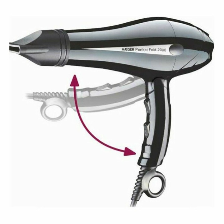 Secador de Pelo Haeger HD-200.012A 2000W Negro 2000 W