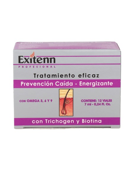 Anticaída Exitenn Energizante Con 12 x 7 ml