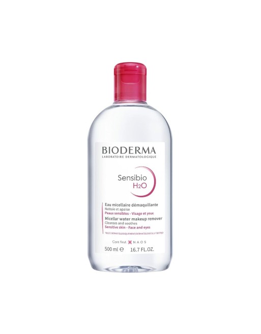 Make Up Remover Micellar Water Bioderma Sensibio H2O 500 ml