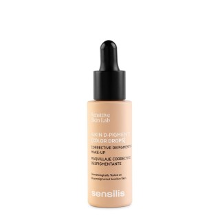 Dækcreme til Ansigtet Sensilis Skin D-Pigment Color Drops Beige rose 30 ml
