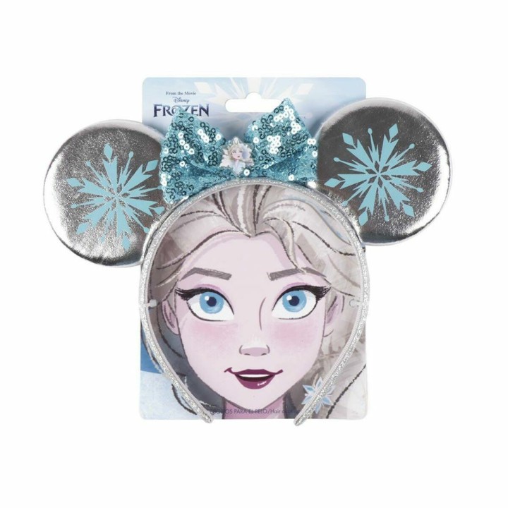 Hårbøjle Disney Princess Diadema Disney Sølvfarvet Ører Frozen