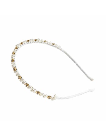 Stirnband Inca   Metall Bunt Perlen