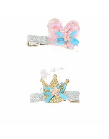 Pinces à cheveux Inca   Paillettes (2 Pièces)
