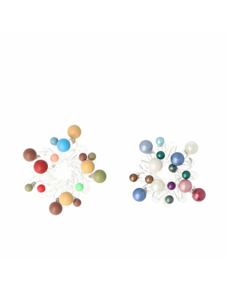 Elastici per capelli Inca   Multicolore Palline (2 Pezzi)