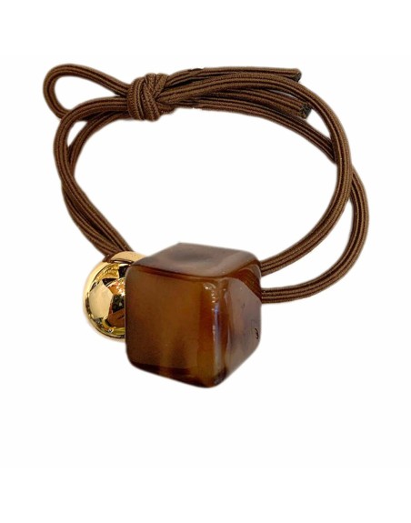 Élastique à cheveux Inca   Marron Seau