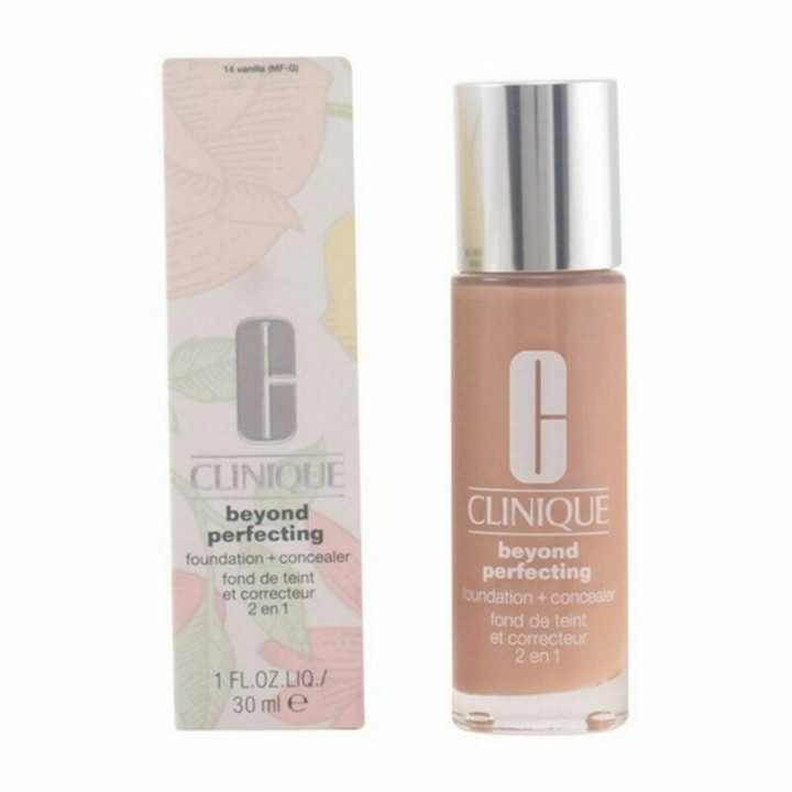 Flydende makeup foundation Clinique Beyond Perfecting Dækcreme til Ansigtet Nº 21 Cream caramel 30 ml