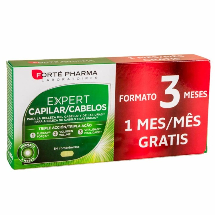 Integratore Alimentare Anticaduta per Capelli Forté Pharma Expert (84 Unità)