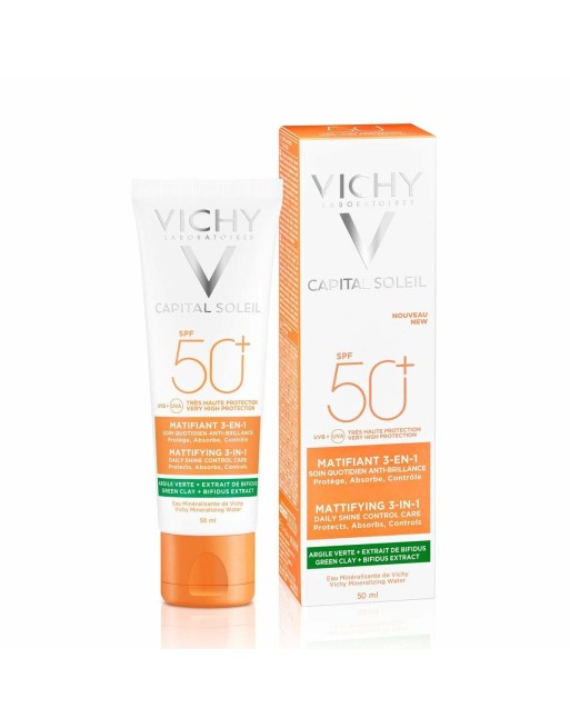 Ansigtscreme Vichy Capital Soleil Følsom hud 50 ml Spf 50 SPF 50+