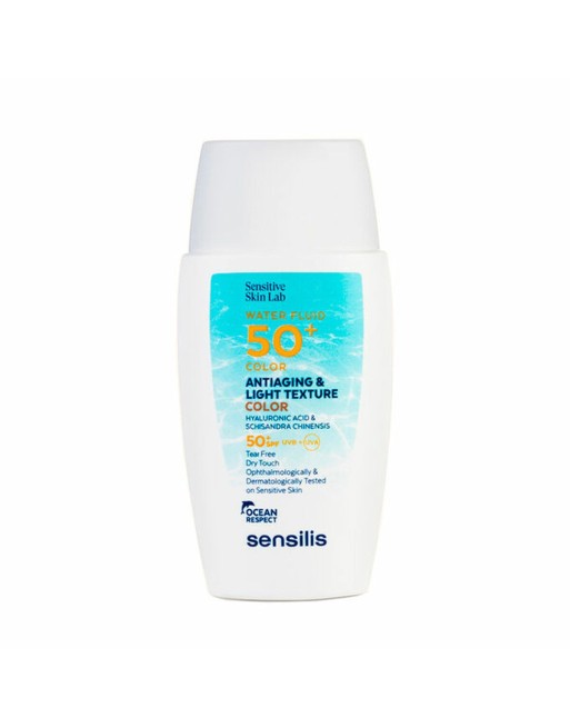 Sun Protection with Colour Sensilis Antiaging Light Texture Color SPF 50+ 40 ml