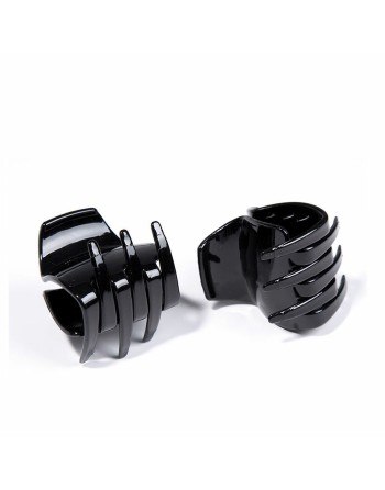 Pinces pour Cheveux Inca Pinza Mediana Noir 2 Unités