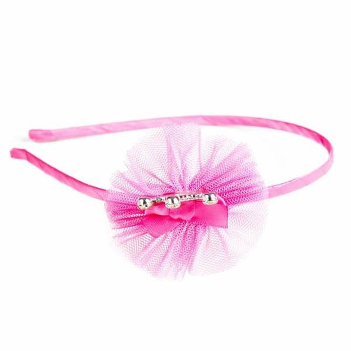 Hårbøjle Inca Krone Tulle