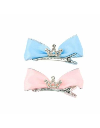 Haarspangen Inca 2 Stück Krone Schleife