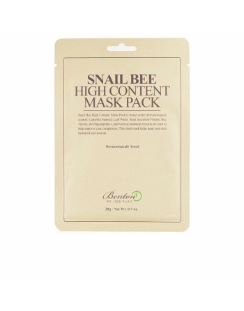 Maschera Viso Benton Snail Bee High Content 20 ml