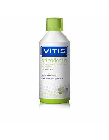 Mouthwash Vitis Orthodontic Mint Apple 1 L