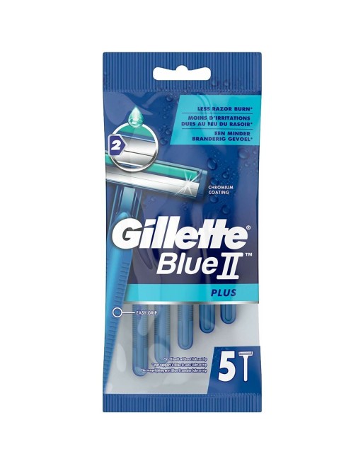 Lame per rasatura Gillette Blue Ii Plus 5 Unità