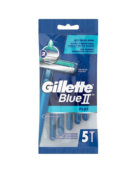 Lame per rasatura Gillette Blue Ii Plus 5 Unità