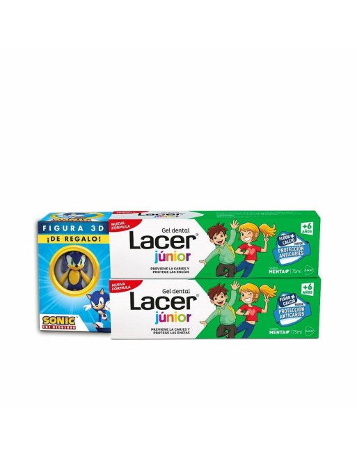 Pasta de Dientes Lacer Junior 75 ml Menta 2 Unidades