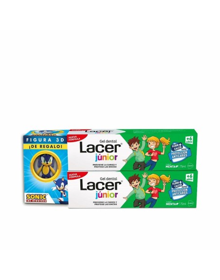 Pasta de Dientes Lacer Junior 75 ml Menta 2 Unidades