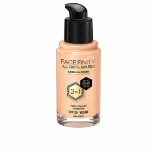 Cremet Make Up Foundation Max Factor Face Finity All Day Flawless 3-i-1 Spf 20 Nº N42 Ivory 30 ml