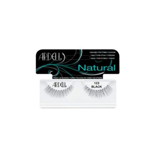 Sæt med falske øjenvipper Ardell Natural Nº 123 Black