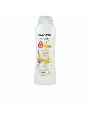 Gel de Ducha Babaria   1 L Vainilla Coco Relajante