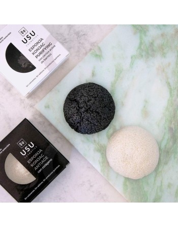 Svamp til Ansigtet USU Cosmetics Konjac Fugtgivende Kollagen (1 enheder)