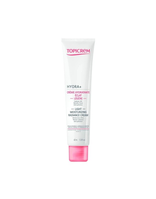 Fugtgivende creme Topicrem Hydra+ Lysreflekterende Lys 40 ml