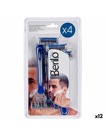 Rasoirs Jetables Bleu (12 Unités)