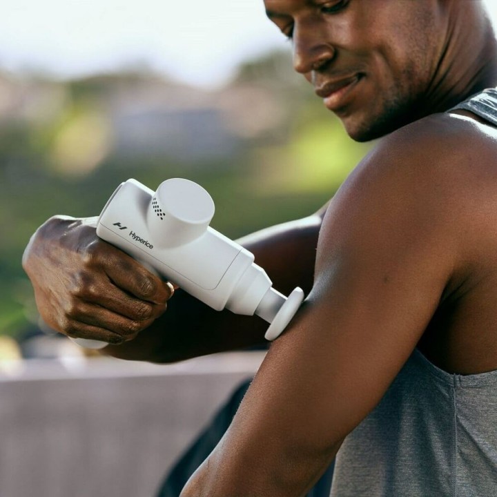 Masajeador de Mano Recargable Hyperice Hypervolt Go 2.0 Blanco 40 W