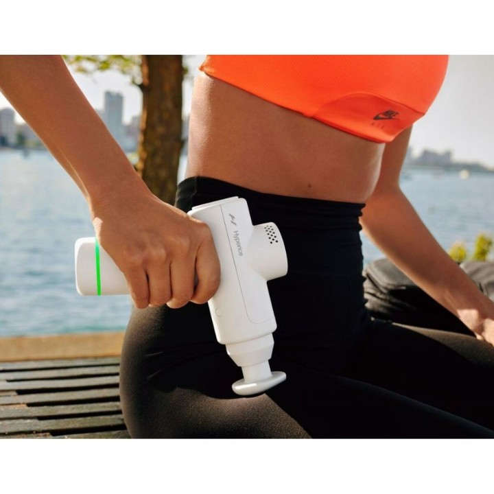 Genopladelig håndholdt massageapparat Hyperice Hypervolt Go 2.0 Hvid 40 W