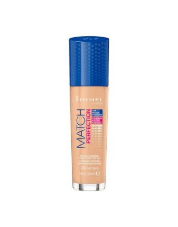 Flydende makeup foundation Match Perfection Rimmel London (30 ml)