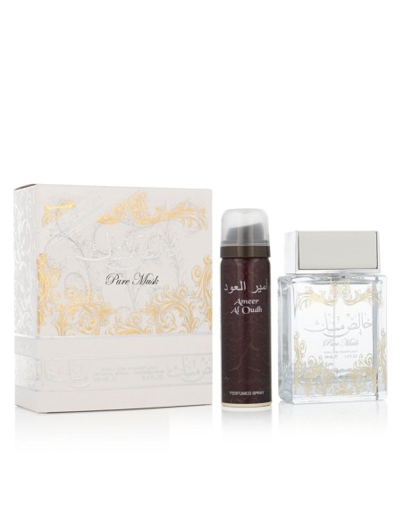Set mit Damenparfum Lattafa Pure Musk EDP 2 Stücke