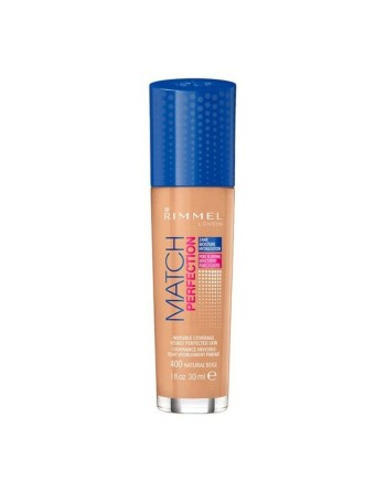 Flydende makeup foundation Match Perfection Rimmel London (30 ml)