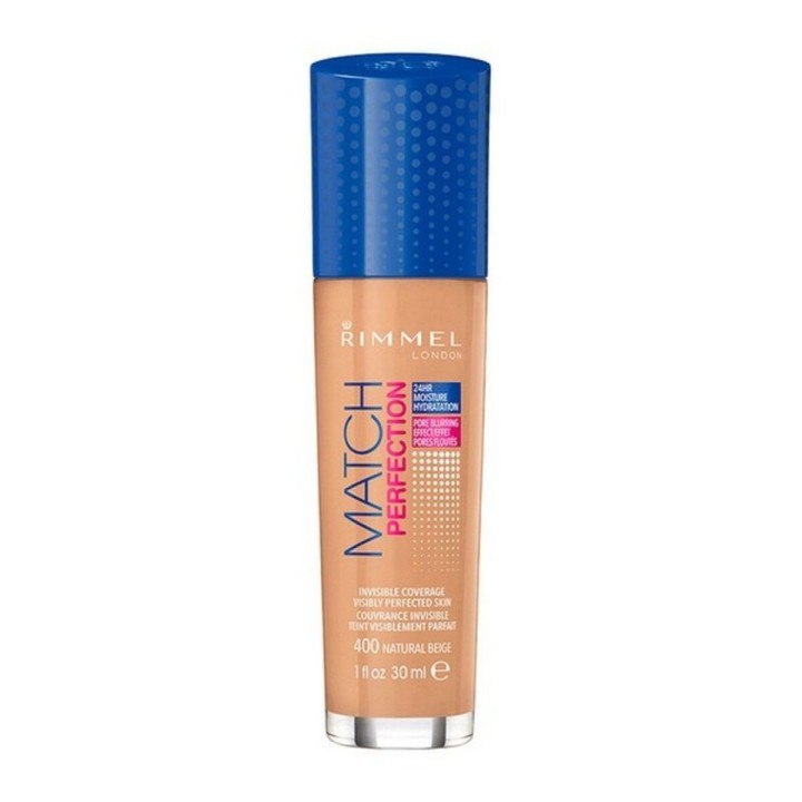 Flydende makeup foundation Match Perfection Rimmel London (30 ml)
