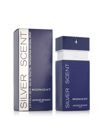 Herrenparfüm Jacques Bogart EDT Silver Scent Midnight 100 ml