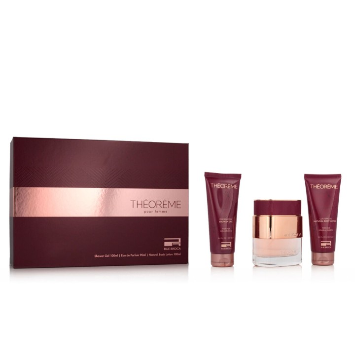 Parfume sæt til kvinder Rue Broca Théorème Pour Femme EDP 3 Dele