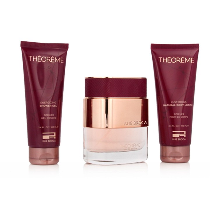 Parfume sæt til kvinder Rue Broca Théorème Pour Femme EDP 3 Dele