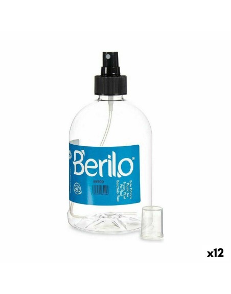 Sprinkler Schwarz Durchsichtig Kunststoff 500 ml (12 Stück)