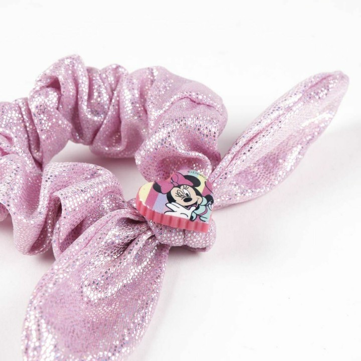 Clips para Pelo Disney   Rosa Minnie Mouse Lazo Set (3 Piezas)