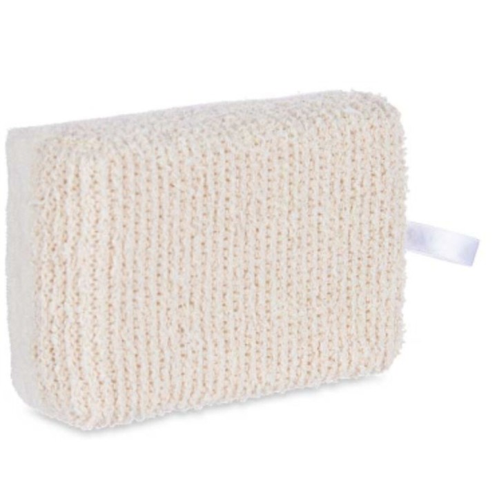 Esponja Corporal Blanco Beige 14 x 5 x 9 cm (24 Unidades)