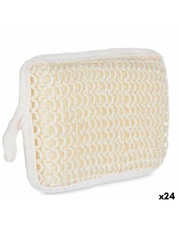 Spugna per il Corpo Bianco Beige 11 x 16,5 x 3 cm (24 Unità)