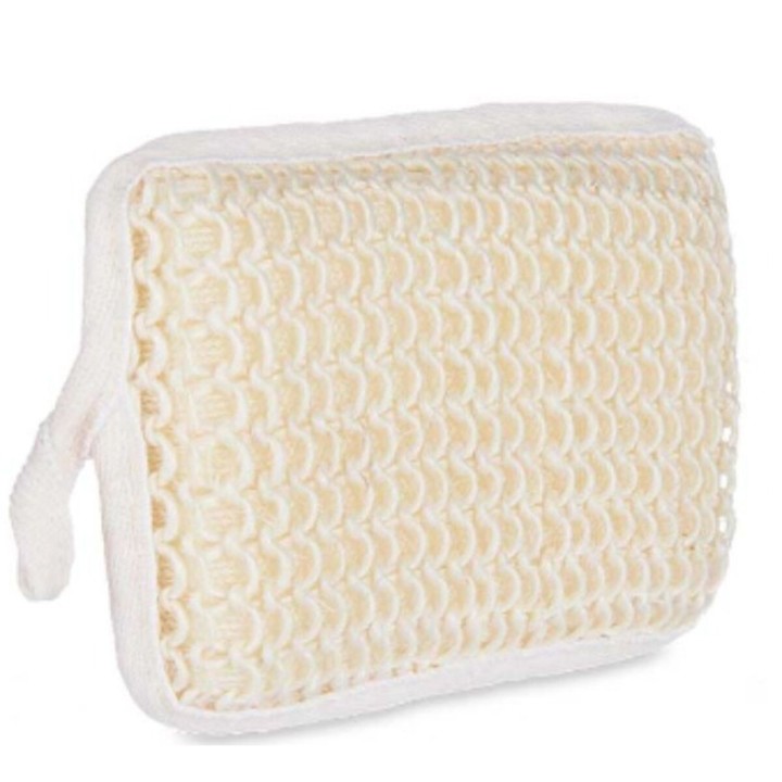 Éponge Corporelle Blanc Beige 11 x 16,5 x 3 cm (24 Unités)