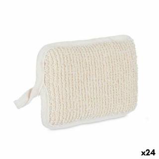 Esponja Corporal Blanco Beige 11 x 16,5 x 2 cm (24 Unidades)