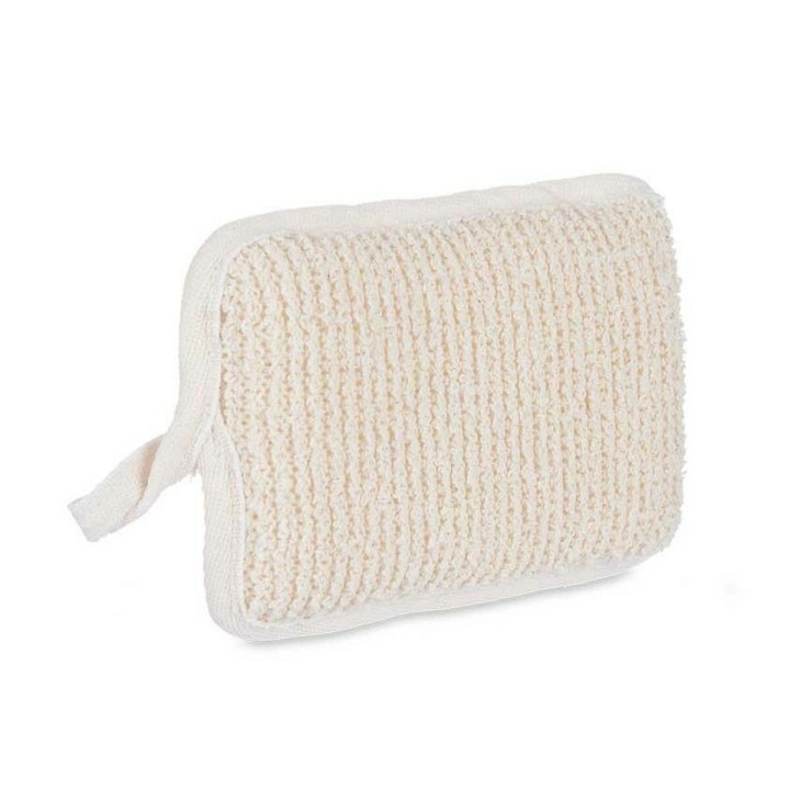 Svamp til Kroppen Hvid Beige 11 x 16,5 x 2 cm (24 enheder)