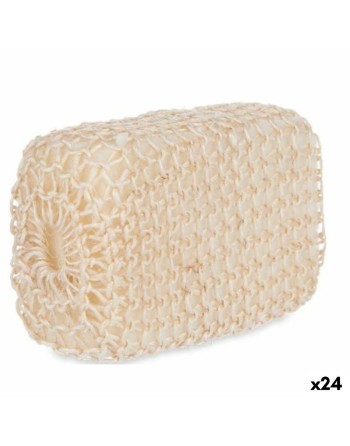 Esponja Corporal Blanco Beige 9 x 14 x 6 cm (24 Unidades)